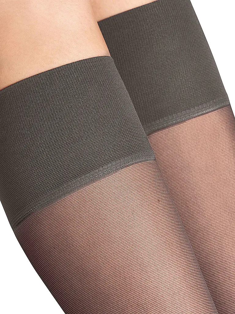 FALKE | Kniestrümpfe PURE MATT 20 Den mushroom | braun