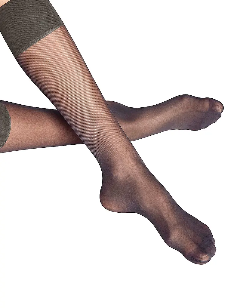 FALKE | Kniestrümpfe PURE MATT 20 Den mushroom | braun