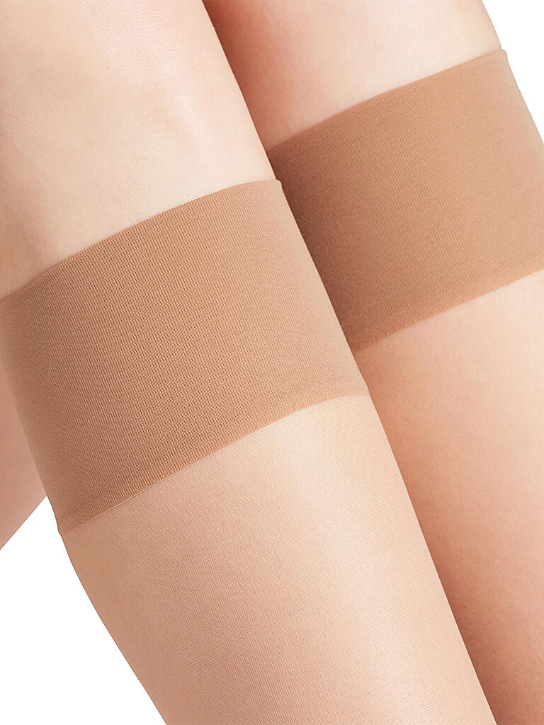 FALKE | Kniestrümpfe Seidenglatt 15 DEN cocoon | beige