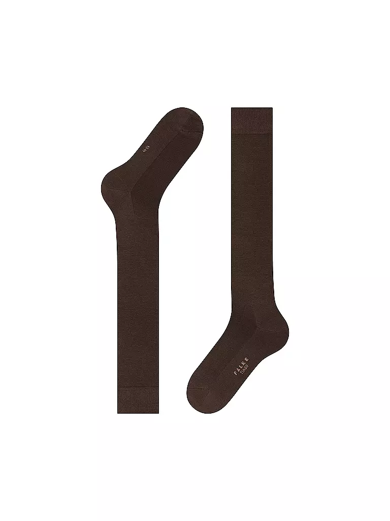 FALKE | Kniestrümpfe TIAGO brown | dunkelblau