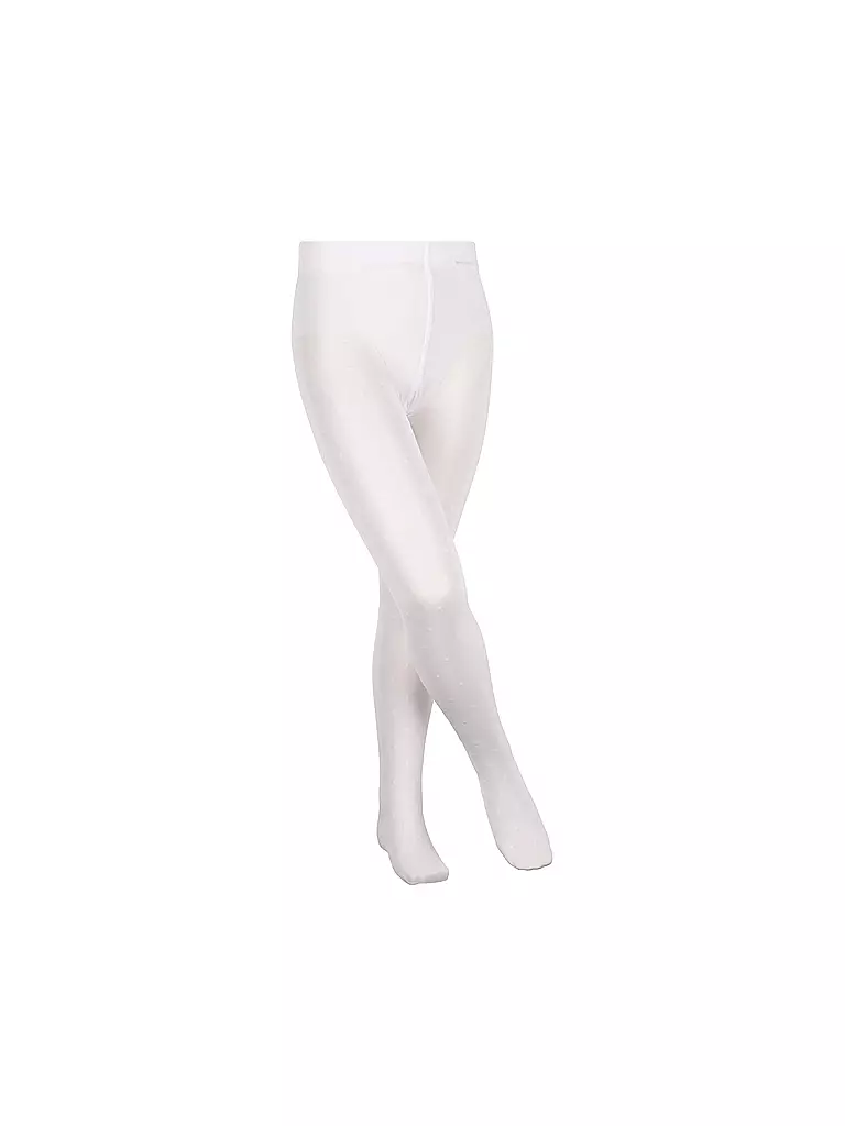 FALKE | Mädchen Feinstrumpfhose ROMANTIC DOT white | weiss