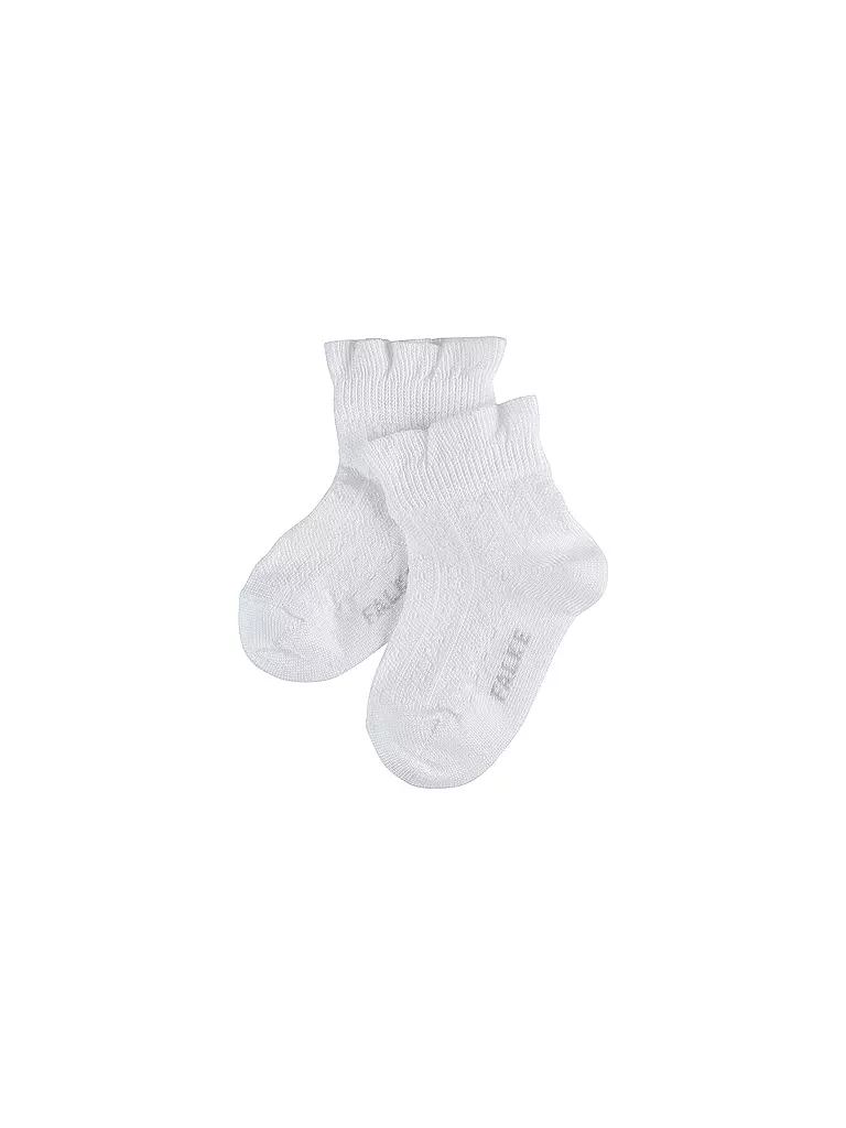 FALKE | Mädchen Socken "Romantic Net" (weiss) 12120 white | weiss