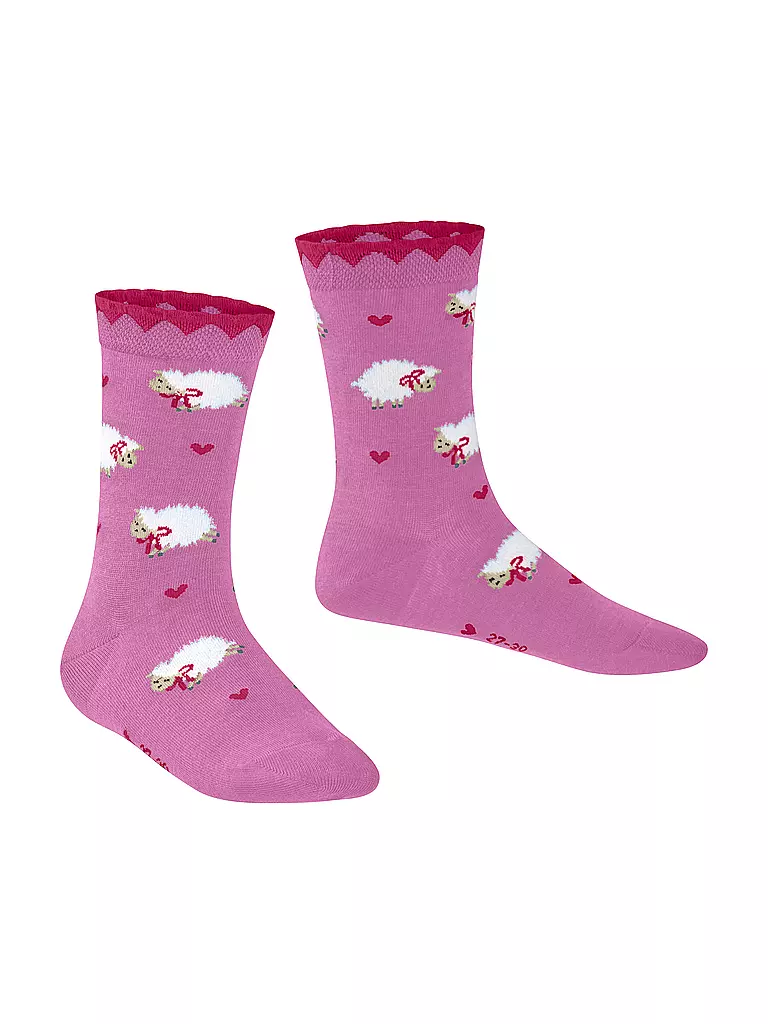 FALKE | Mädchen Socken CUTE SHEEP lipstick | rosa