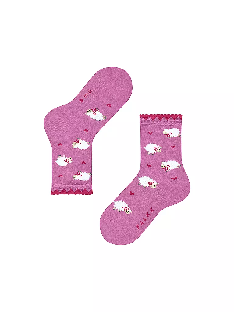 FALKE | Mädchen Socken CUTE SHEEP lipstick | rosa