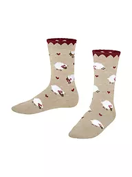 FALKE | Mädchen Socken CUTE SHEEP space blue | beige