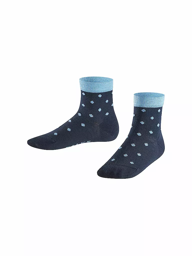 FALKE | Mädchen-Socken "Glitter Dot" 12195 (Marine) | blau