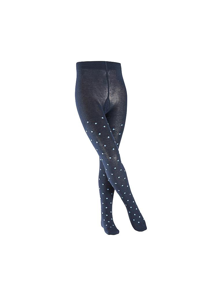 FALKE | Mädchen-Strumpfhose "Glitter Dot" 13595 (Marine) | blau