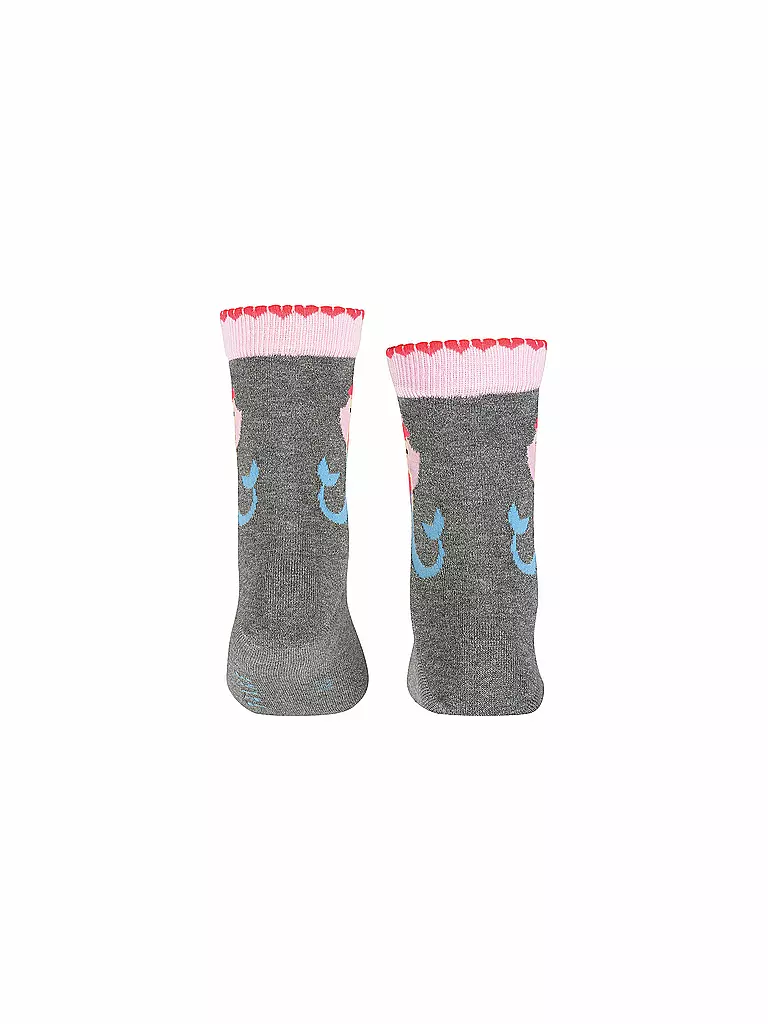 FALKE | Mermaid Kinder Socken light greymel. | grau