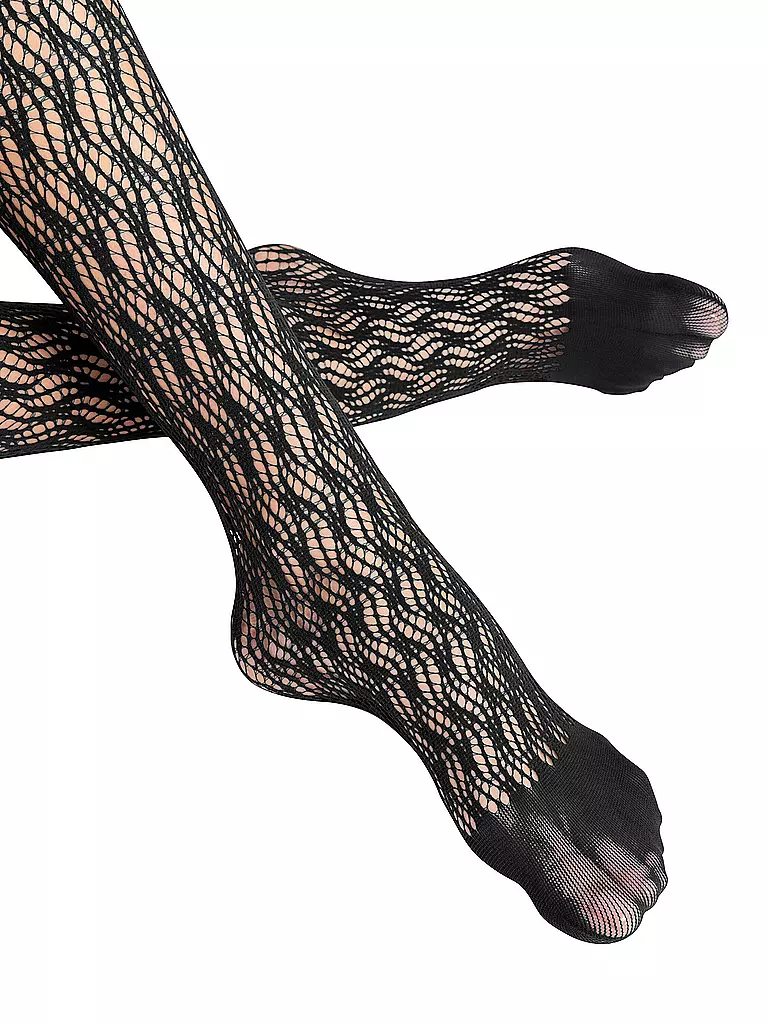 FALKE | Modestrumpfhose FLUID FUSION black | schwarz