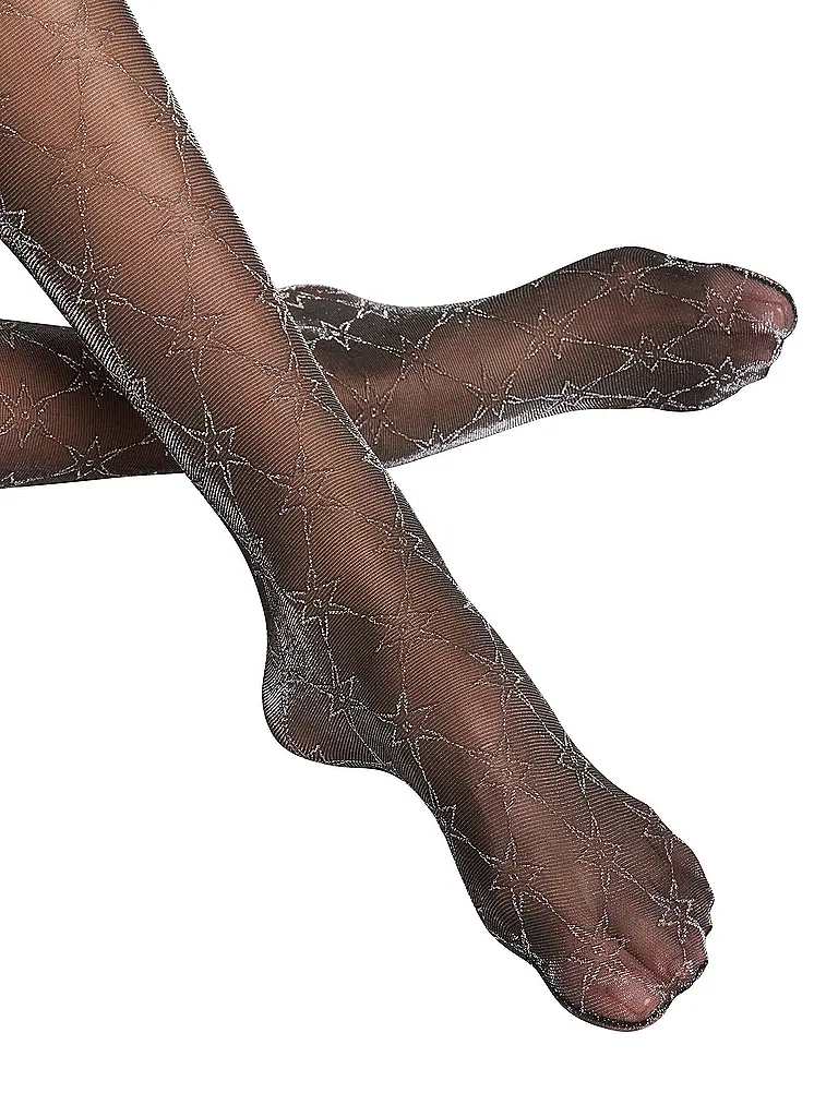 FALKE | Modestrumpfhose GALAXY 20 DEN black / silver | 