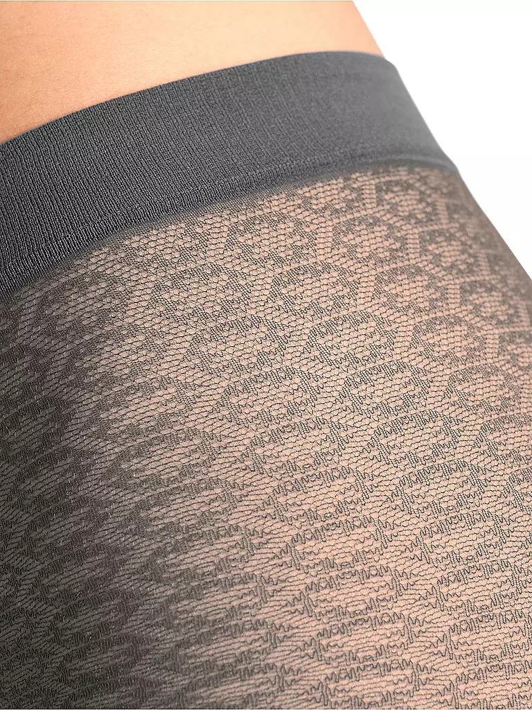 FALKE | Modestrumpfhose PARTICLE flanell | grau