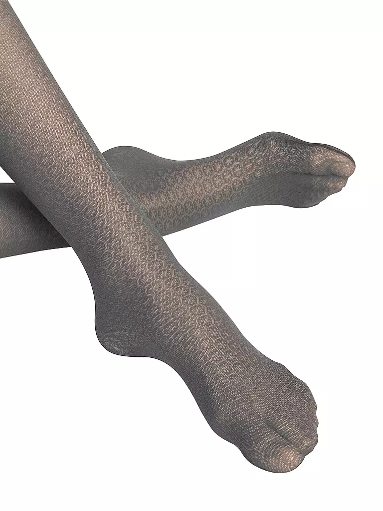 FALKE | Modestrumpfhose PARTICLE flanell | grau