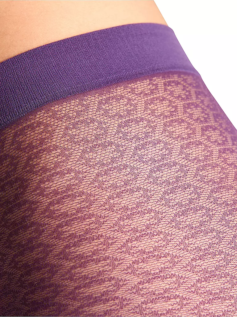 FALKE | Modestrumpfhose PARTICLE wineberry | schwarz