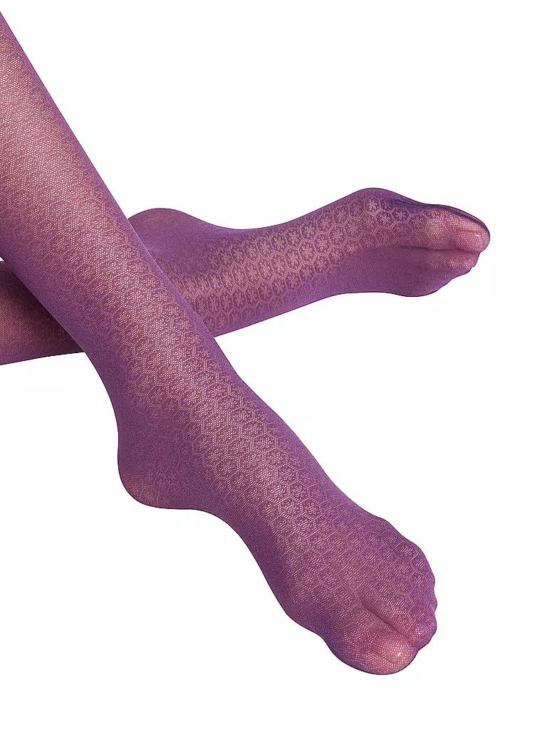FALKE | Modestrumpfhose PARTICLE wineberry | schwarz