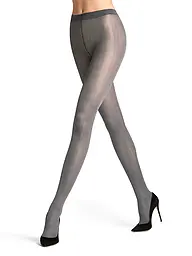FALKE | Modestrumpfhose SLICK SKIN flanell | grau