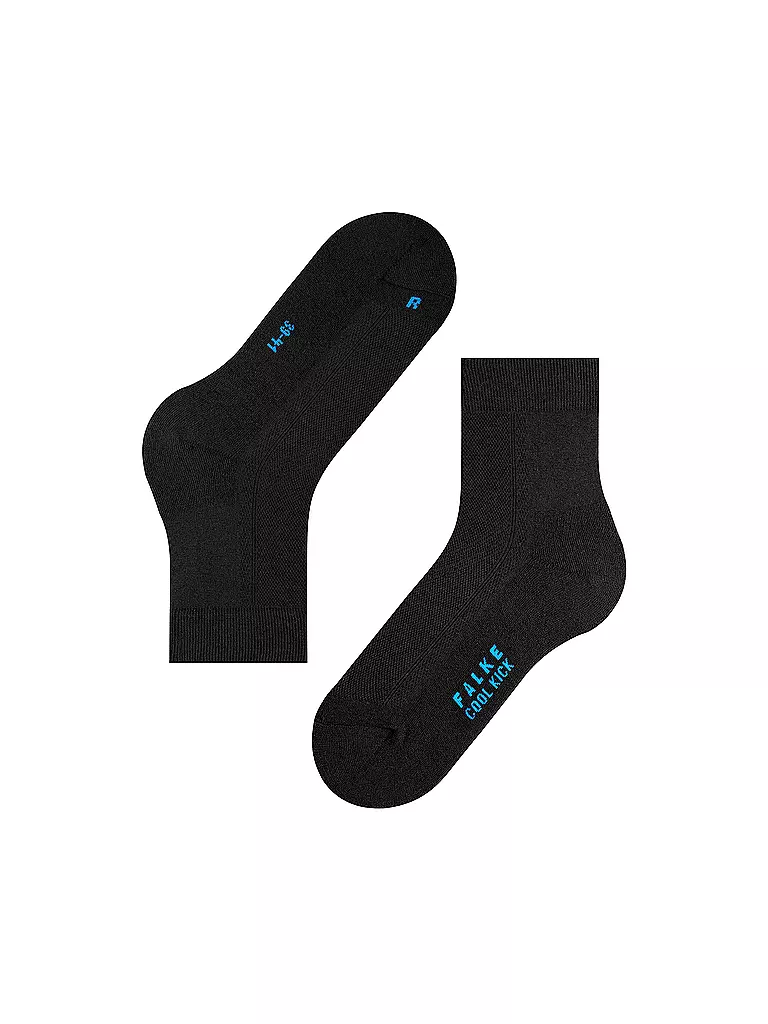 FALKE | Sneaker Socken COOL KICK black | dunkelblau