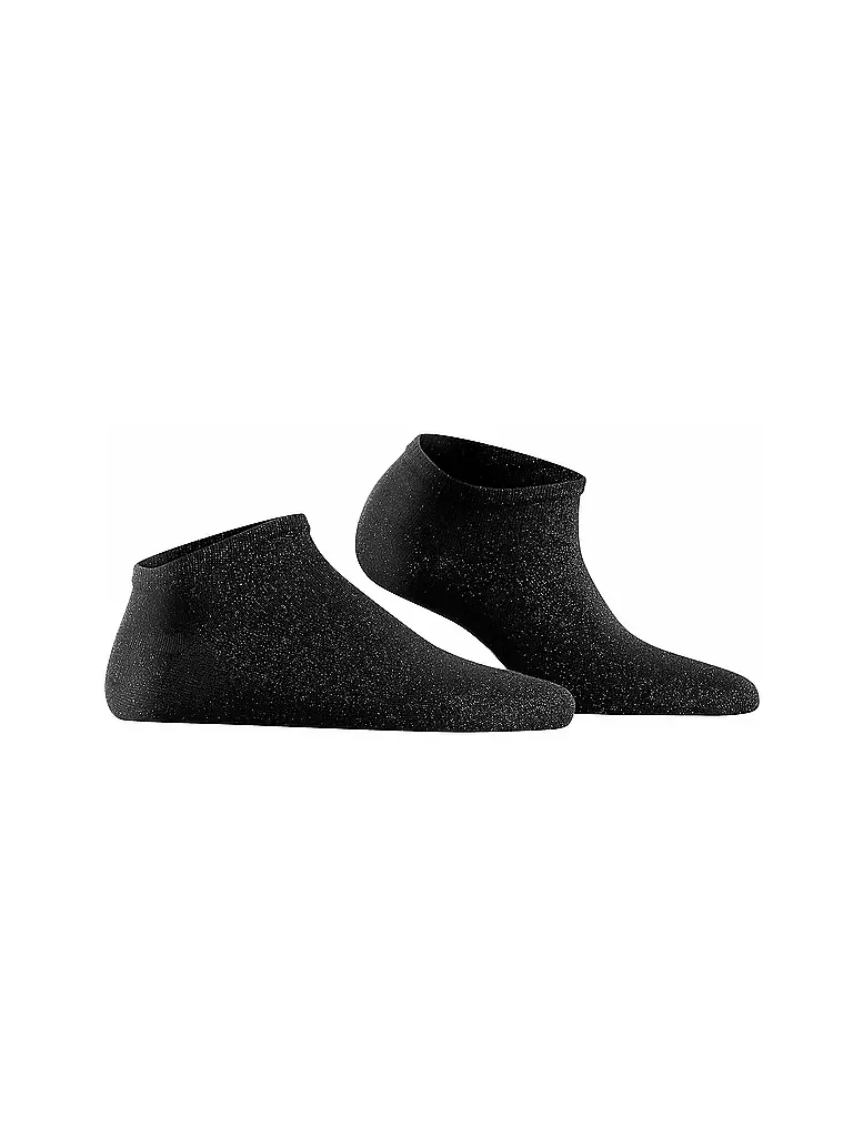FALKE | Sneakersocken "Shiny" (Black) | schwarz