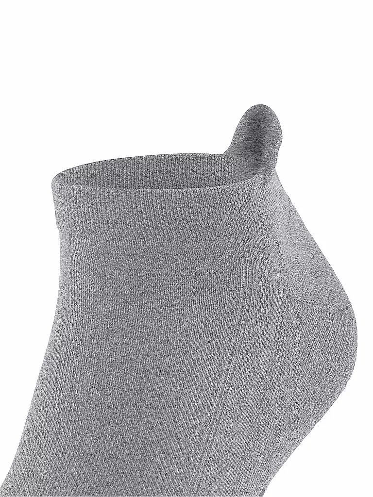 FALKE | Sneakersocken COOL KICK light grey melange | dunkelblau