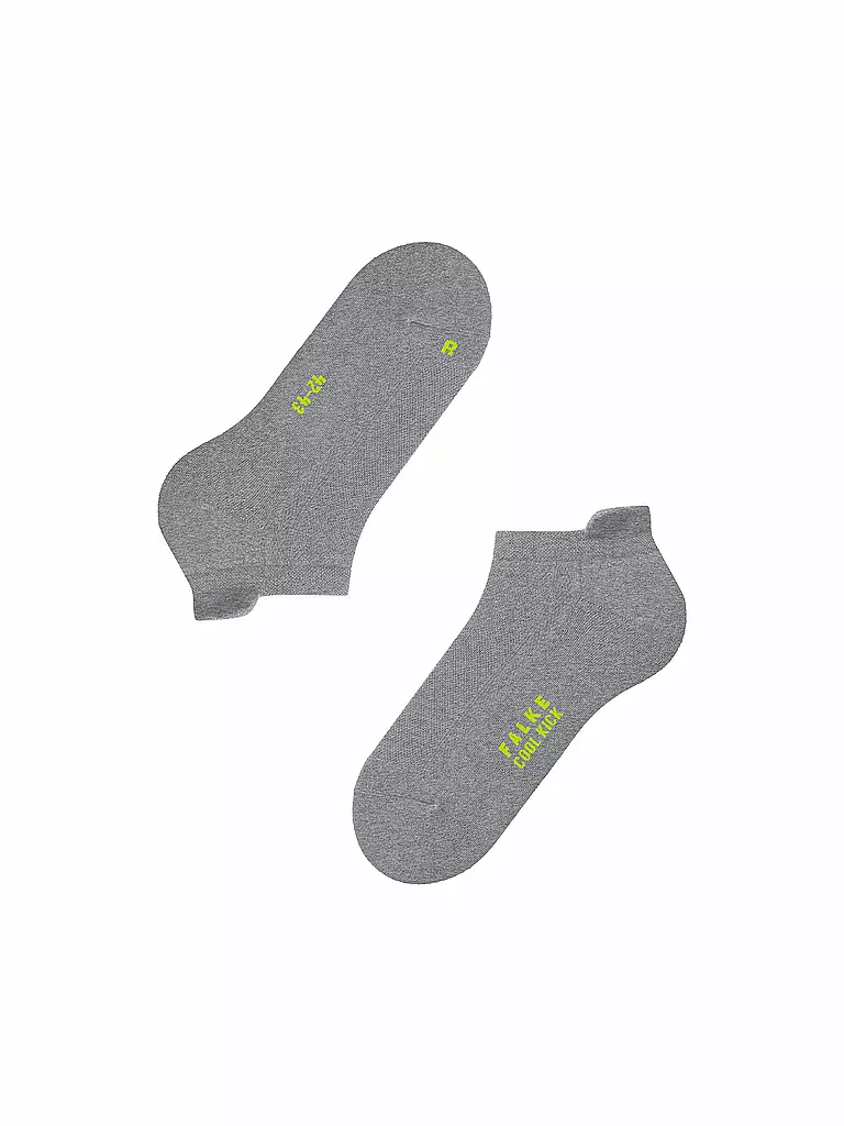 FALKE | Sneakersocken COOL KICK light grey melange | dunkelblau