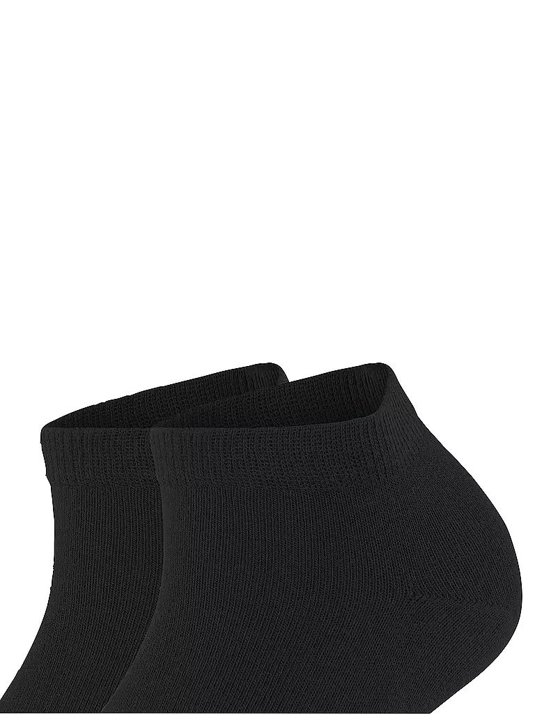 FALKE | Sneakersocken Happy 2er Pkg black | grau