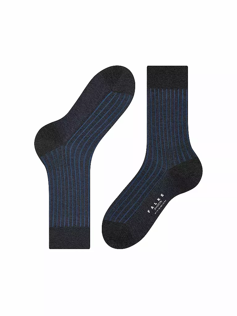 FALKE | Socken "Shadow" (anthrazit/blau) | grau