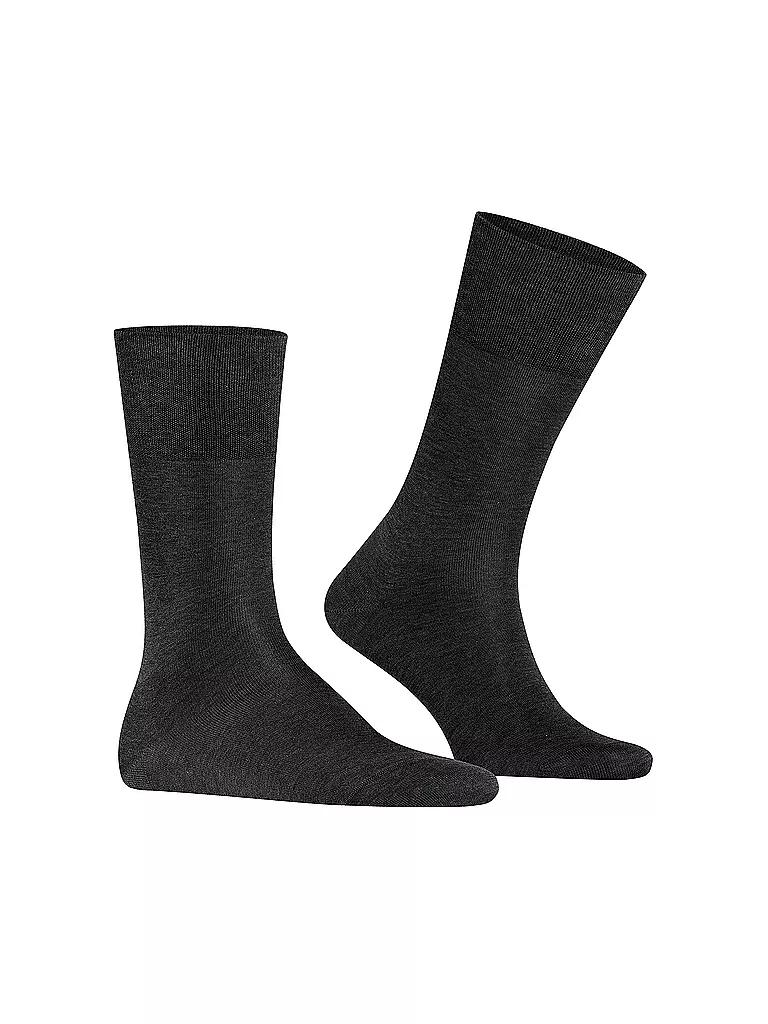 FALKE | Socken "Tiago 14662" anthracite mel. | grau