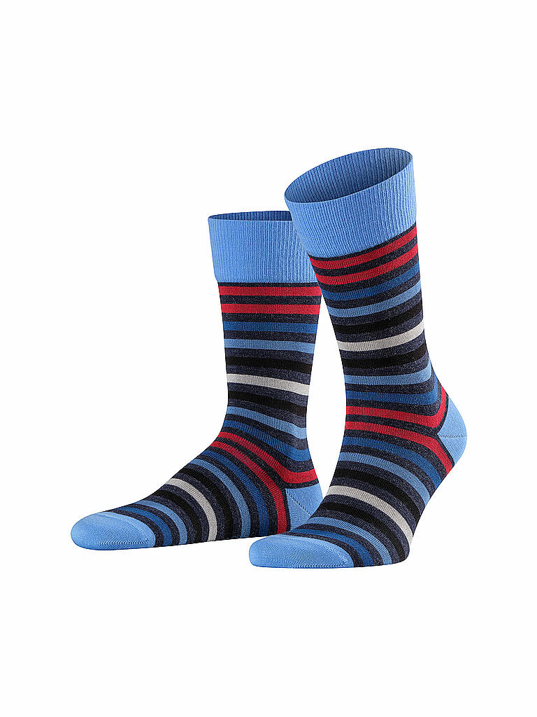 FALKE | Socken "Tinted Stripe" dark sapphire | blau