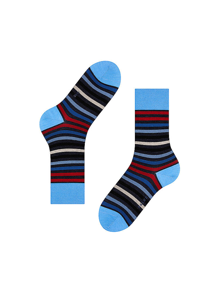 FALKE | Socken "Tinted Stripe" dark sapphire | blau