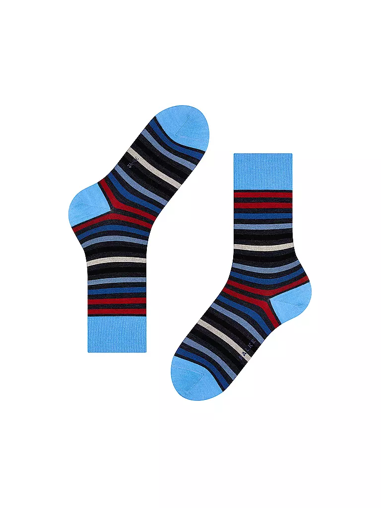 FALKE | Socken "Tinted Stripe" dark sapphire | blau