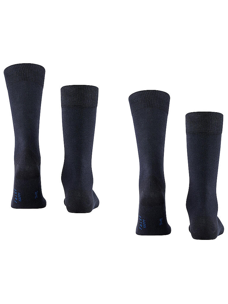 FALKE | Socken 2-er Pkg "Happy" (dark navy) | blau