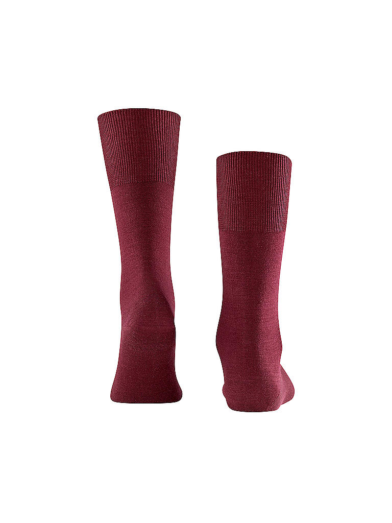FALKE | Socken Airport barolo | dunkelrot