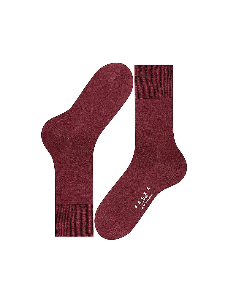 FALKE | Socken Airport barolo | dunkelrot