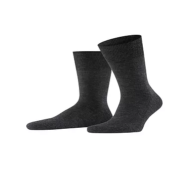 FALKE Socken AIRPORT PLUS anthracite melange