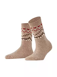 FALKE | Socken light greymelange | beige