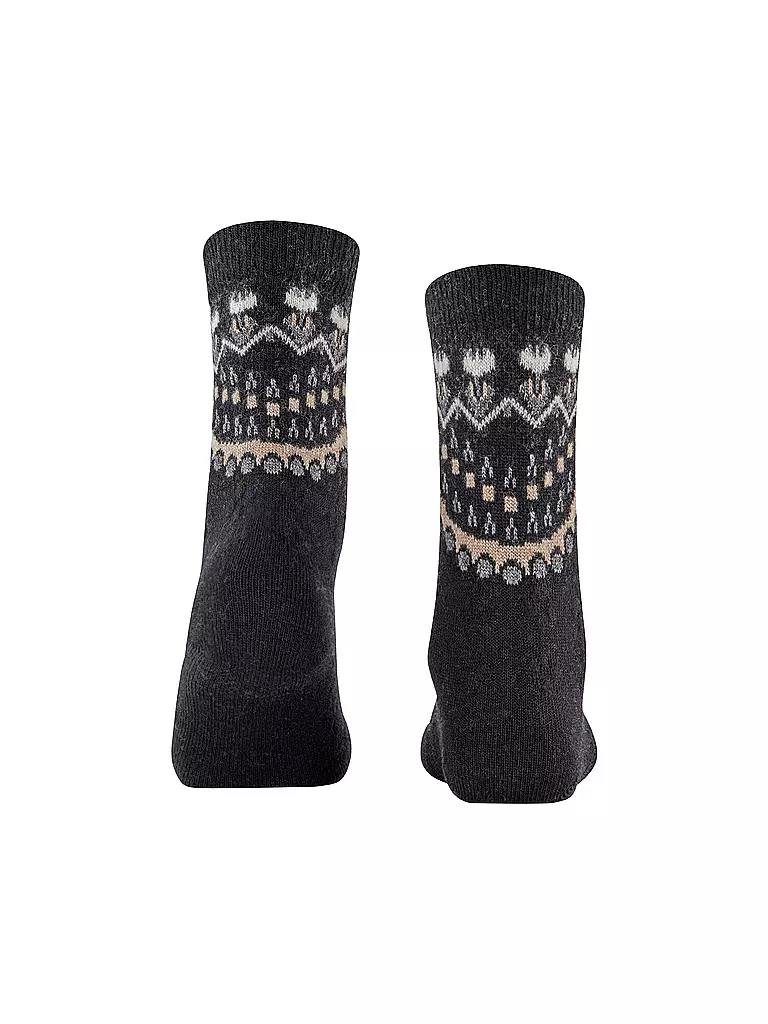FALKE | Socken black | dunkelrot