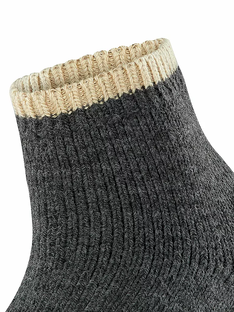 FALKE | Socken Cosy Plush anthra.mel | grau