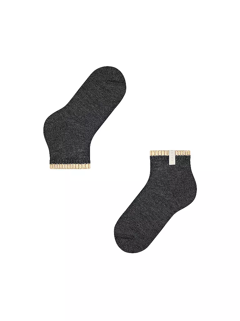 FALKE | Socken Cosy Plush anthra.mel | hellgrau