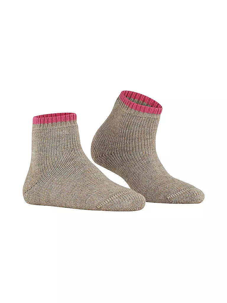 FALKE | Socken Cosy Plush nut mel. | schwarz