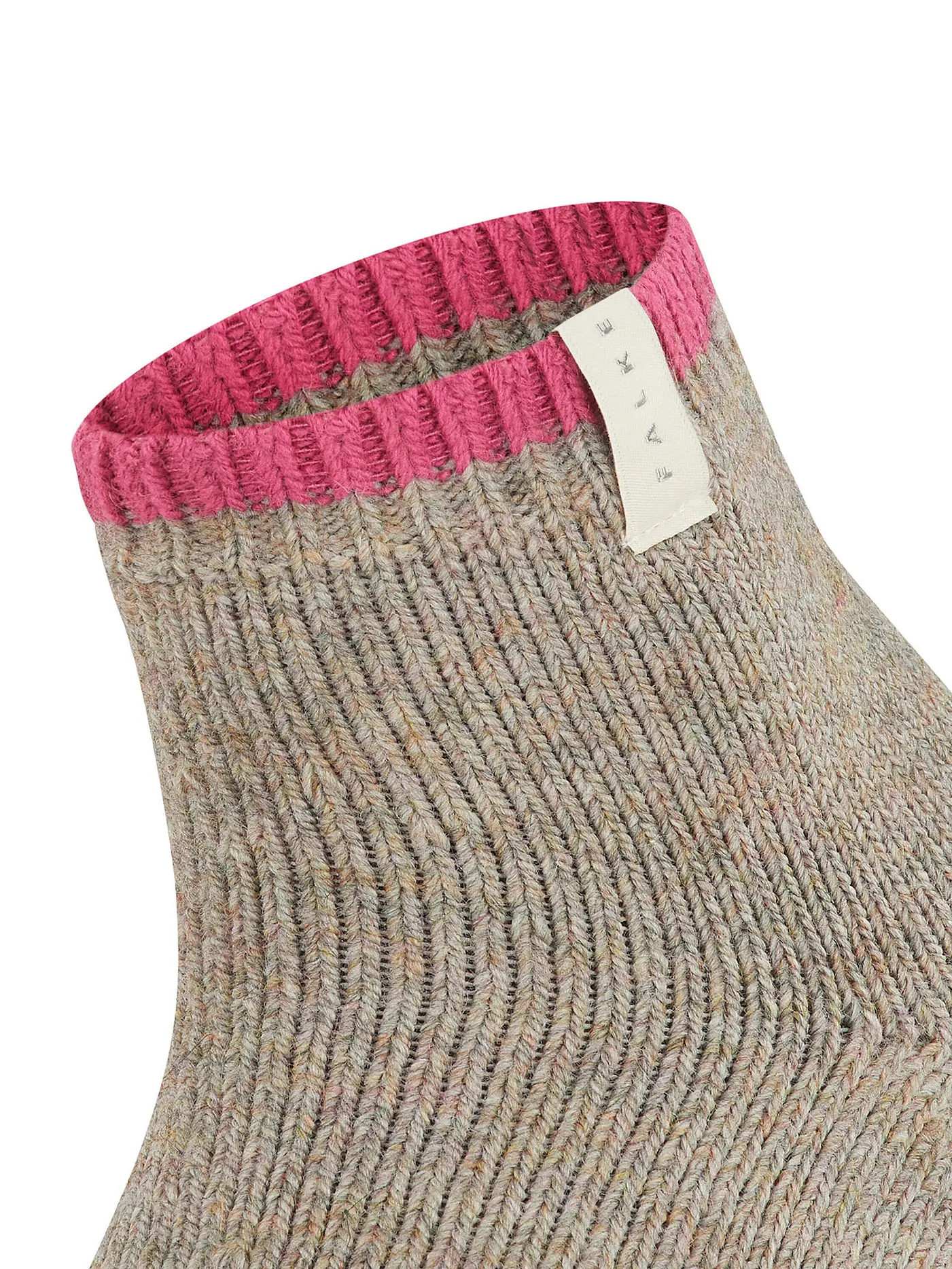 FALKE | Socken Cosy Plush nut mel. | hellgrau