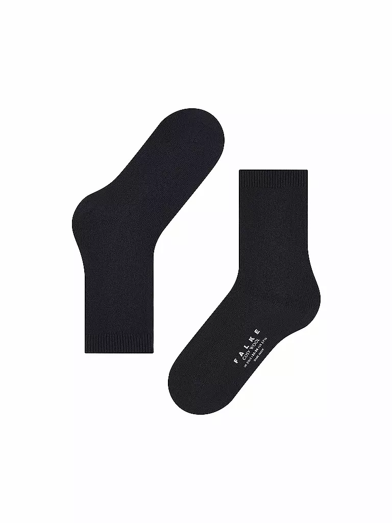 FALKE | Socken Cosy Wool dark navy | schwarz