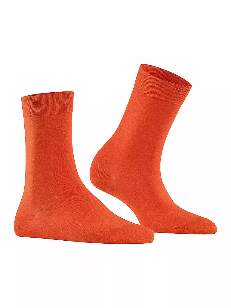 FALKE | Socken COTTON TOUCH ziegel | rot