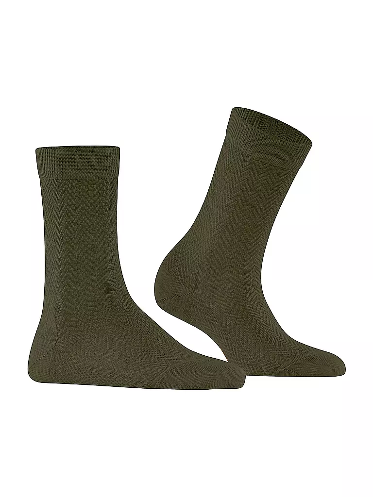 FALKE | Socken FABLE ESTATE artichoke | dunkelrot