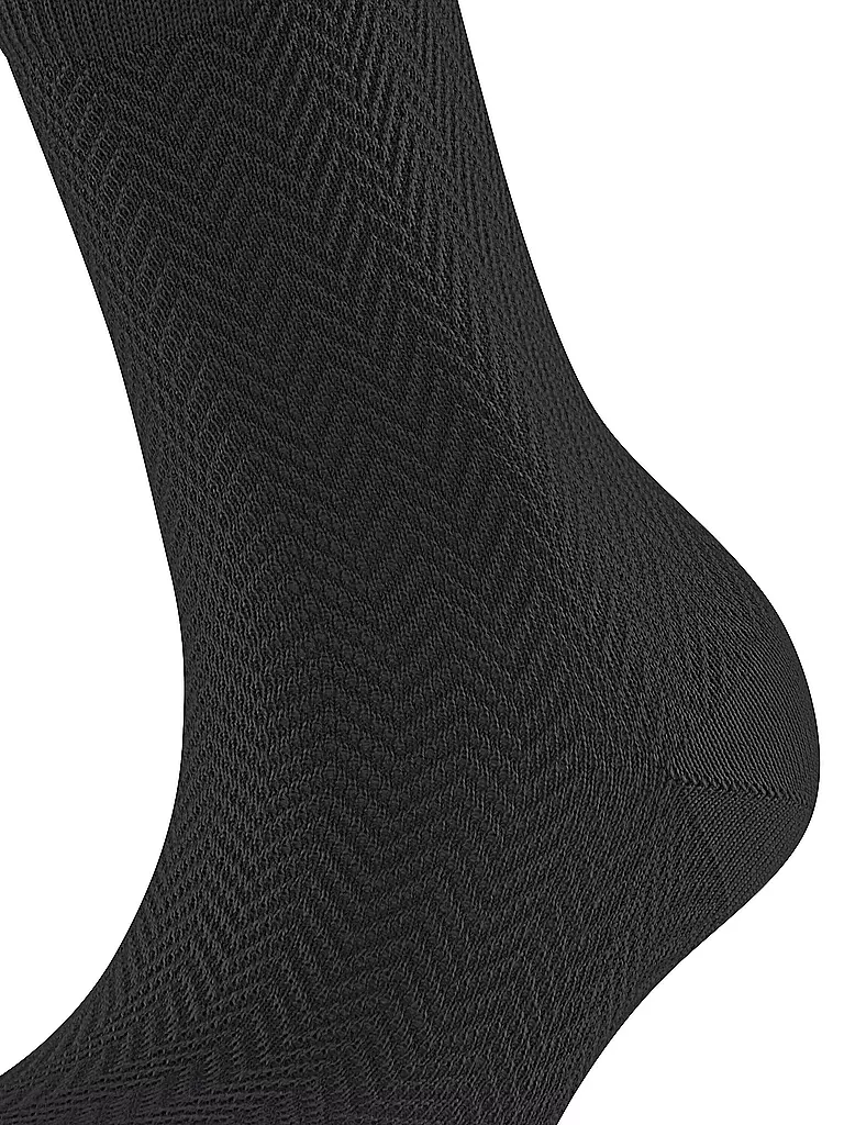 FALKE | Socken FABLE ESTATE black | dunkelrot
