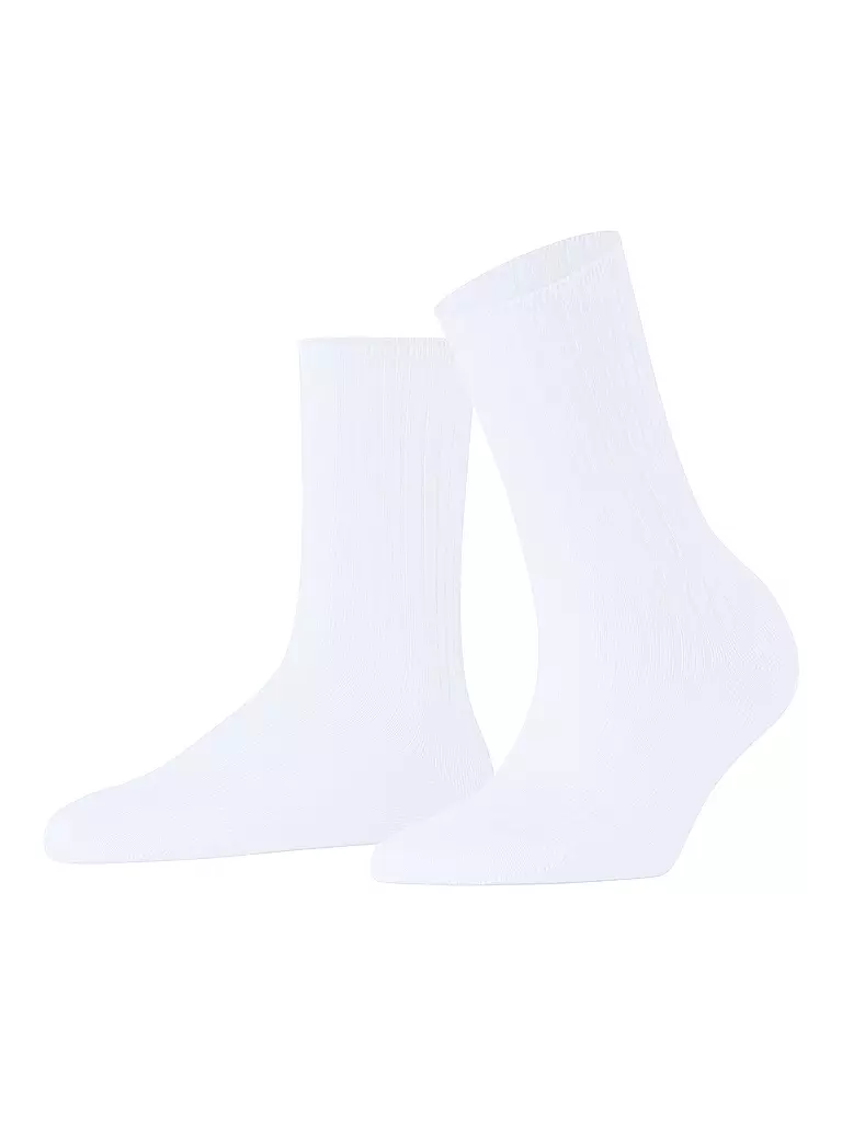 FALKE | Socken FALKE COTTON RIB white  | weiss