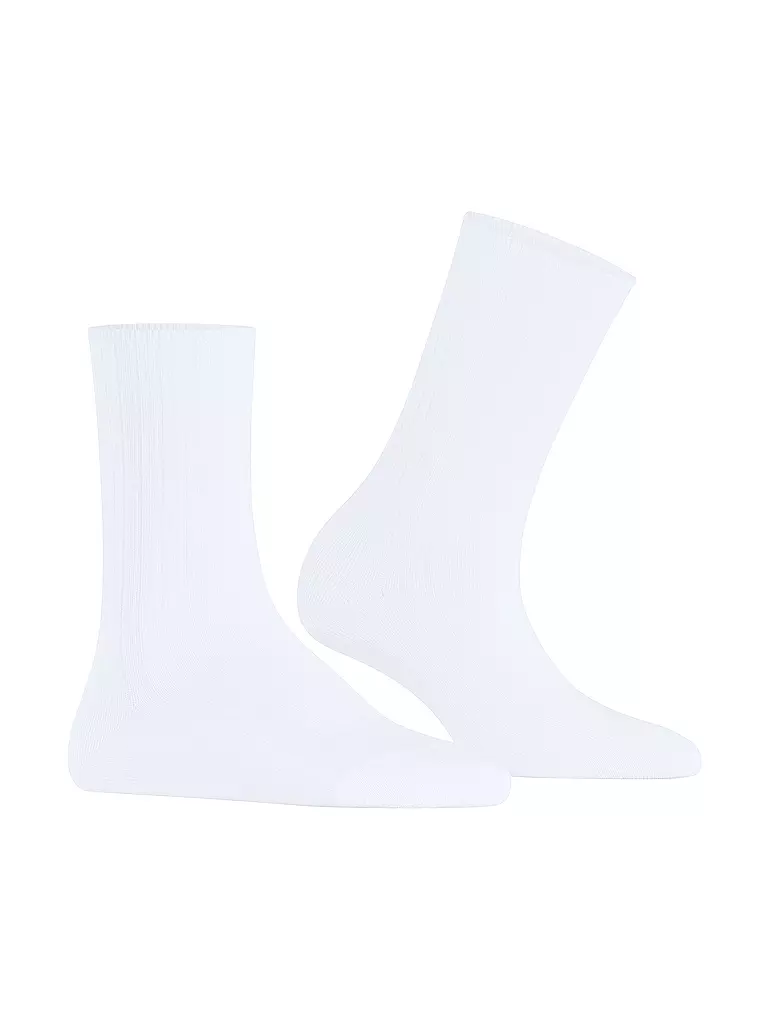 FALKE | Socken FALKE COTTON RIB white | 