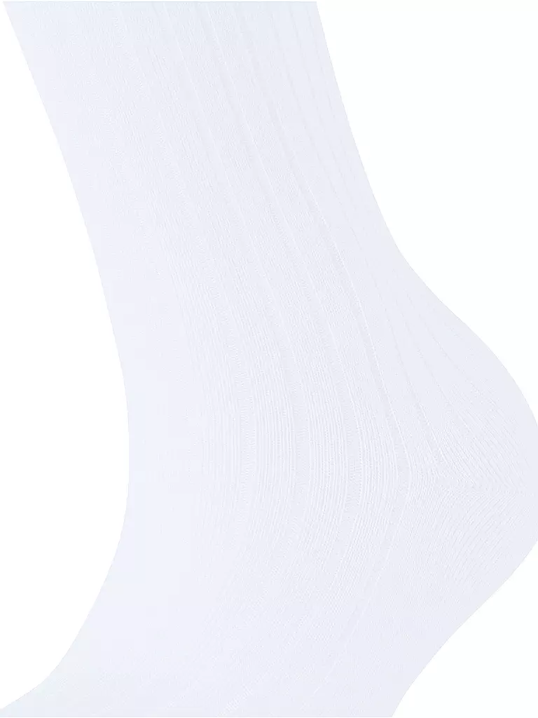 FALKE | Socken FALKE COTTON RIB white | 