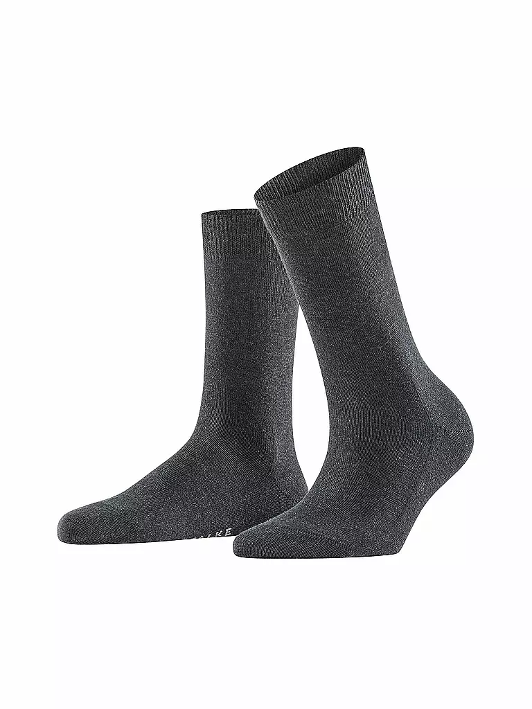 FALKE | Socken Family anthra.mel | grau