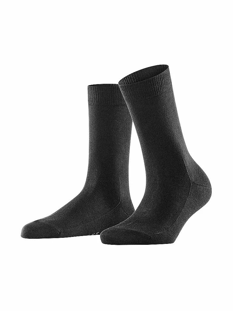 FALKE | Socken Family black | rot