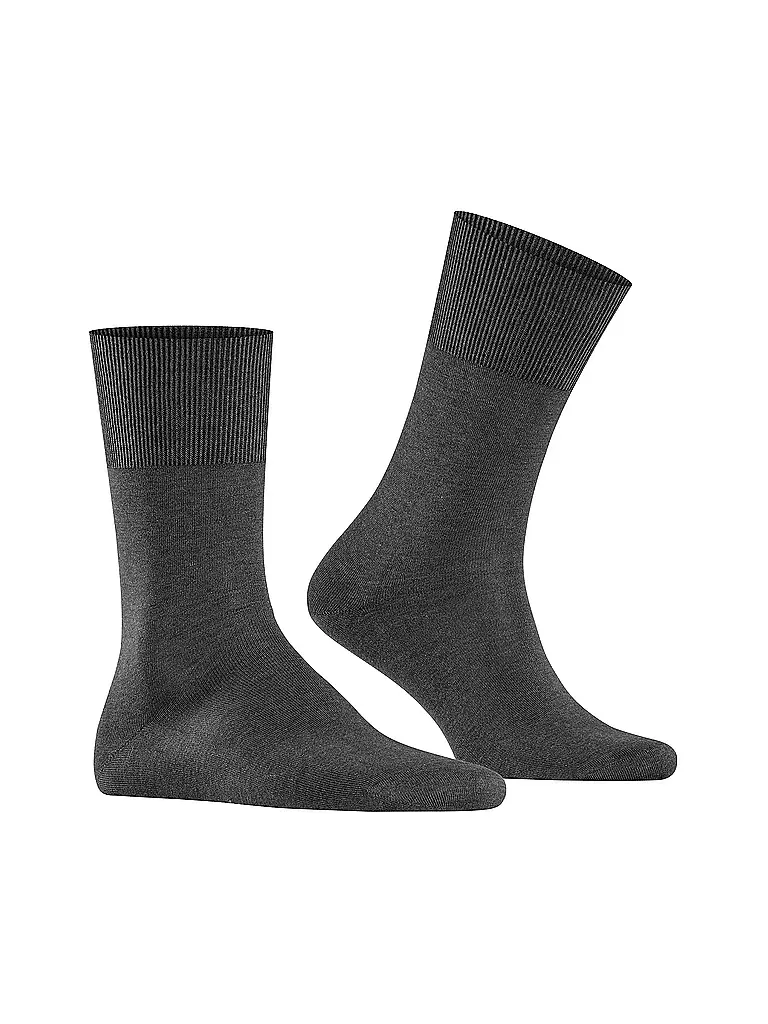FALKE | Socken FIRENZE antracite melange | schwarz