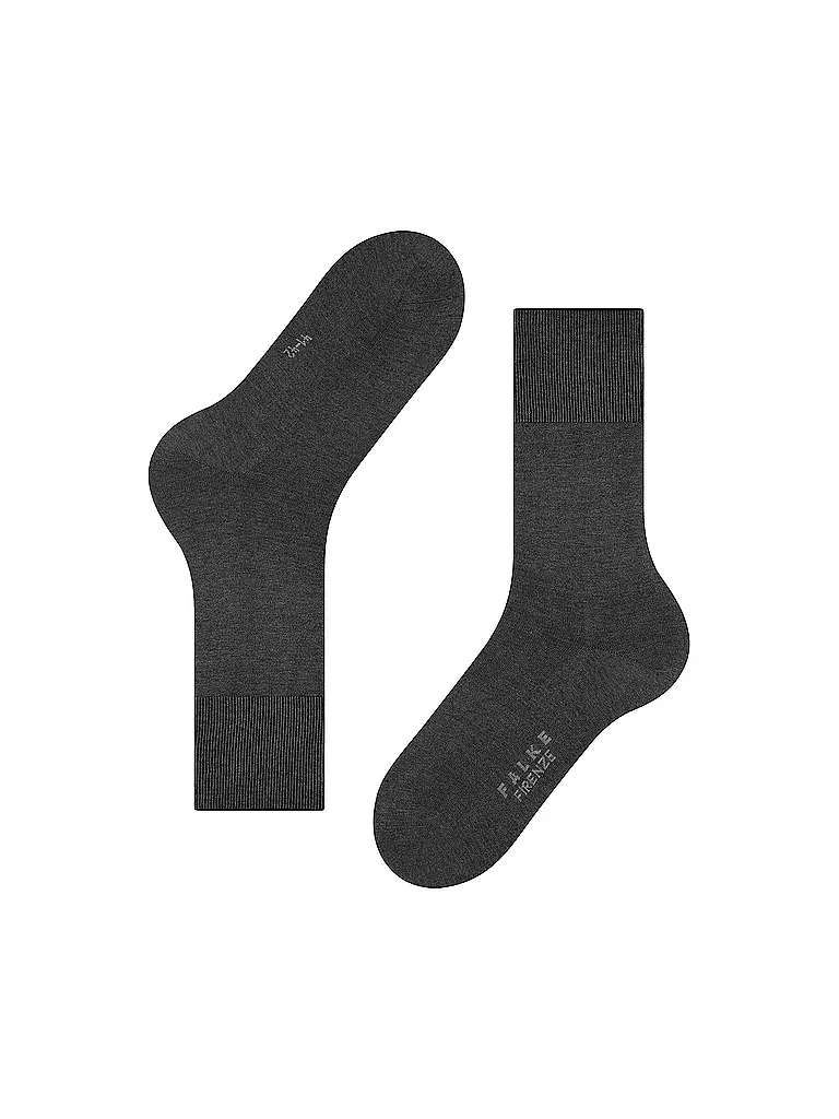 FALKE | Socken FIRENZE antracite melange | schwarz